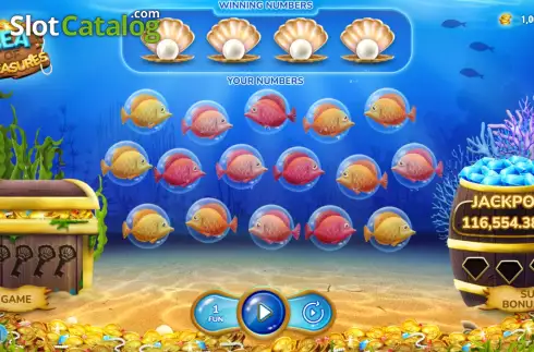 Скрин2. Sea of Treasures (7777 Gaming) слот