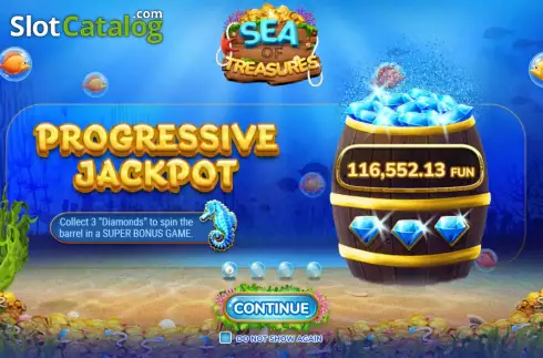 Скрин5. Sea of Treasures (7777 Gaming) слот