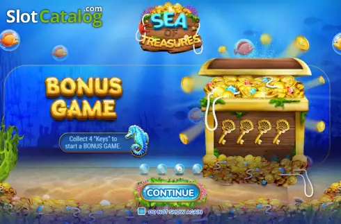 Скрин7. Sea of Treasures (7777 Gaming) слот