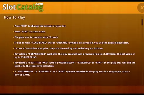 Скрин5. Hawaii (7777 Gaming) слот
