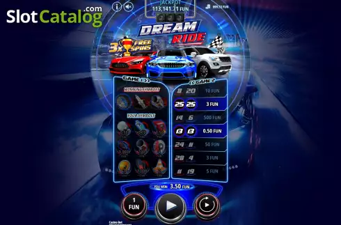 Скрин4. Dream Ride слот