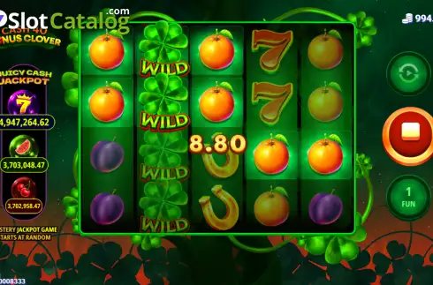 Скрин3. Сash 40 Bonus Clover слот