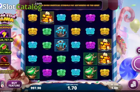Скрин2. Sugar Star Mania слот