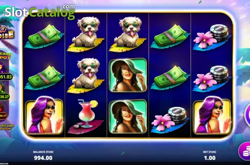 Скрин2. Cash 20 Paradise слот