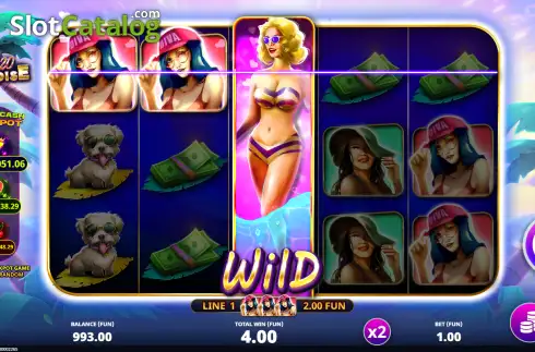 Скрин3. Cash 20 Paradise слот