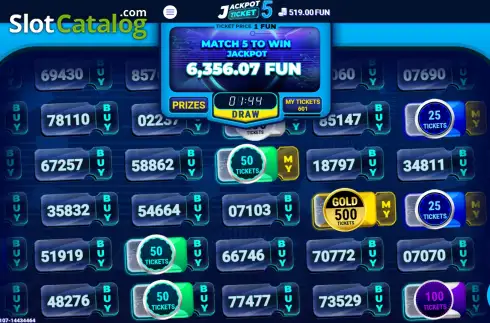 Скрин2. Jackpot Ticket 5 слот