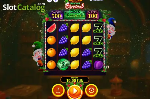Скрин2. Crazy 100 Bucks Christmas слот