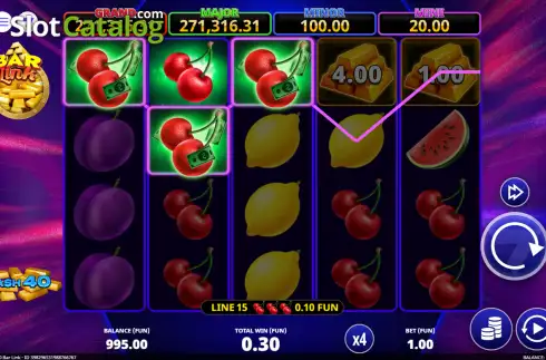 Скрин3. Cash 40 Bar Link слот