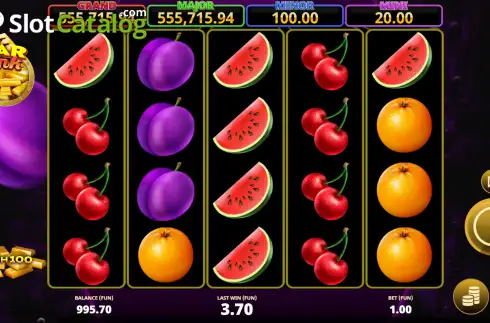 Скрин2. Cash 100 Bar Link слот