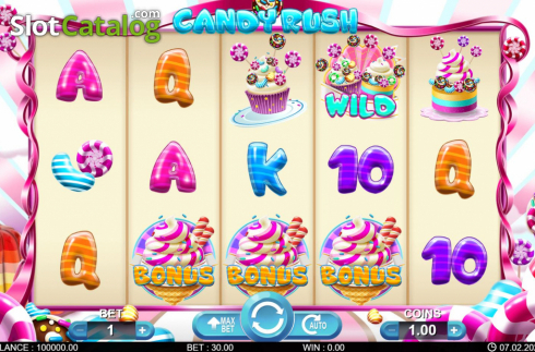 Скрин2. Candy Rash слот