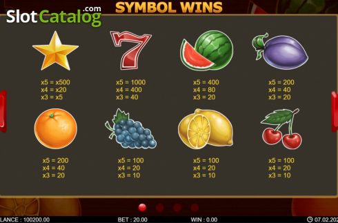 Скрин6. 20 Hot Spins слот