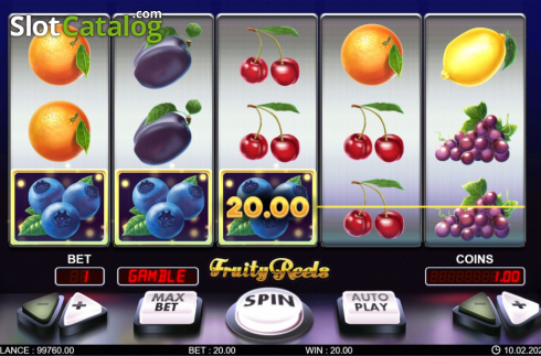 Скрин3. Fruity Reels слот