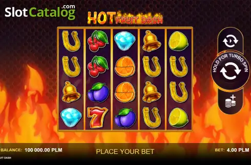 Скрин2. Hot Fruit Dash слот