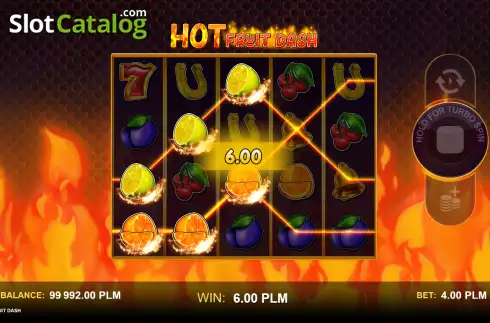 Скрин3. Hot Fruit Dash слот