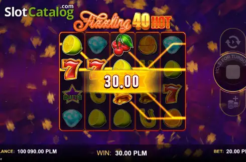 Скрин3. Fizzling 40 Hot слот