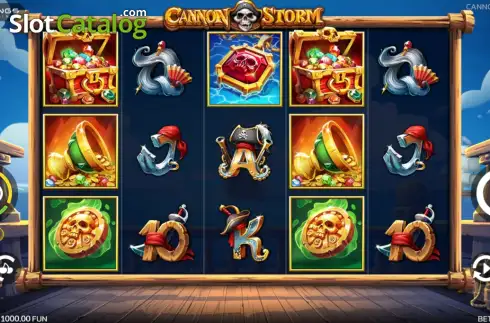 Скрин2. Cannon Storm слот