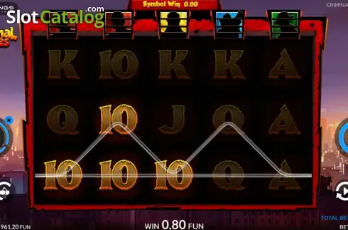 Скрин3. Criminal Circles слот