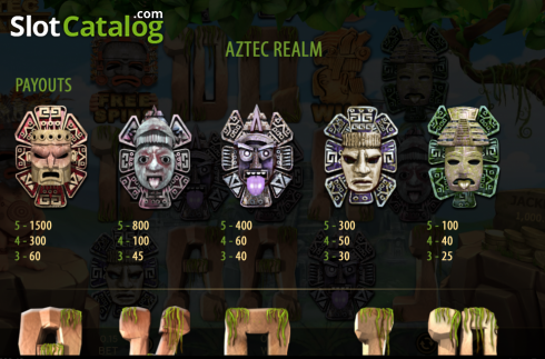 Скрин6. Aztec Realm слот