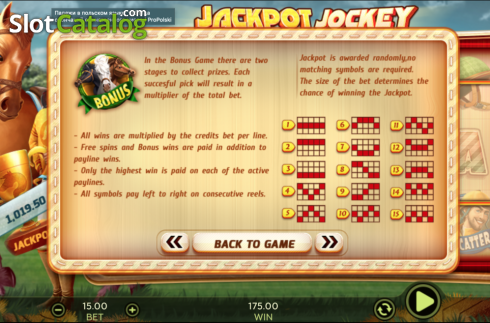 Скрин9. Jackpot Jockey слот