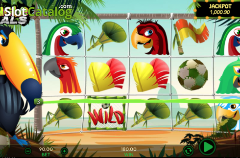 Скрин5. Jungle Goals слот