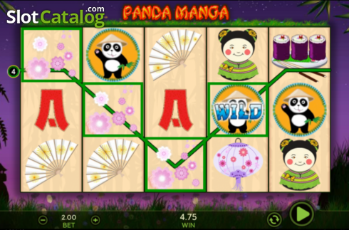 Скрин7. Panda Manga слот