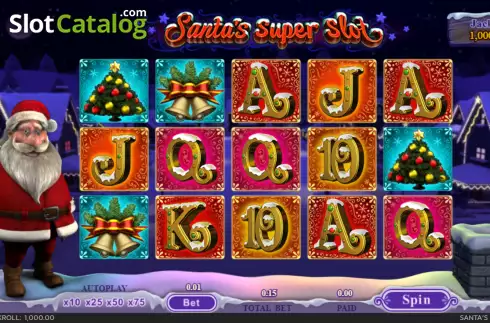 Скрин2. Santas Super Slot слот