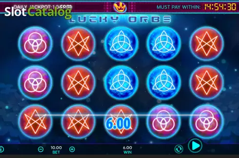 Скрин2. Lucky Orbs слот