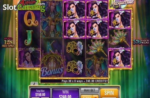 Скрин2. Mirror Masquerade слот