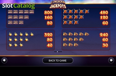 Скрин8. Longhorn Jackpots слот