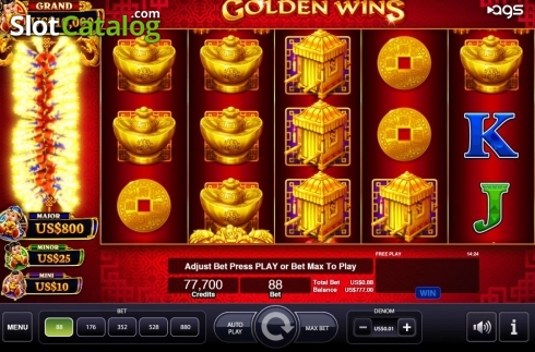 Скрин2. Golden Wins слот