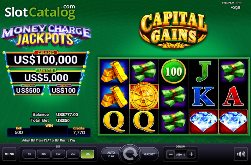 Скрин2. Capital Gains слот