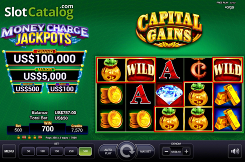 Скрин4. Capital Gains слот