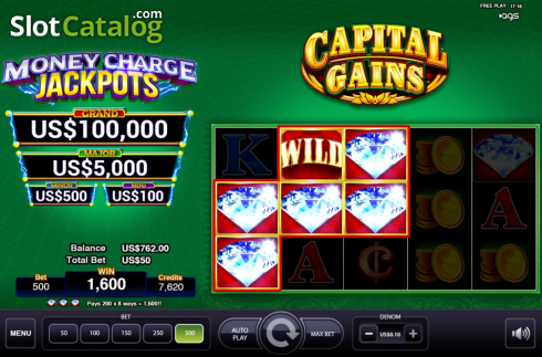 Скрин6. Capital Gains слот