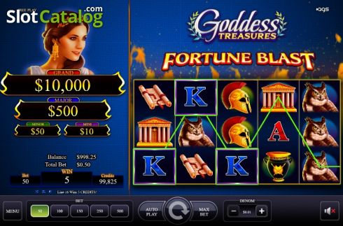 Скрин5. Goddess Treasures слот
