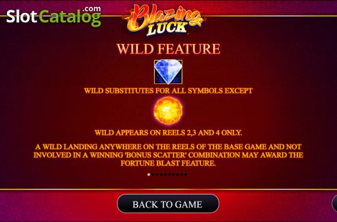 Скрин9. Blazing Luck (AGS) слот