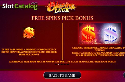 Скрин7. Blazing Luck (AGS) слот