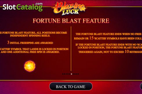 Скрин6. Blazing Luck (AGS) слот