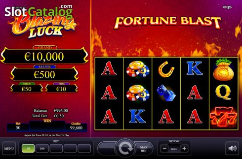 Скрин2. Blazing Luck (AGS) слот