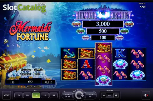 Скрин3. Mermaids Fortune (AGS) слот