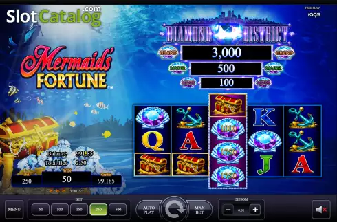 Скрин4. Mermaids Fortune (AGS) слот