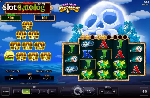 Скрин3. Captain Riches (AGS) слот
