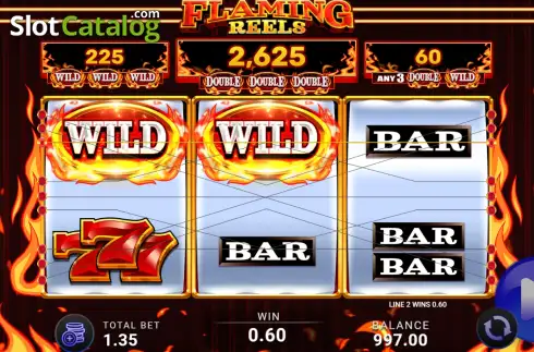 Скрин3. Flaming Reels (AGS) слот