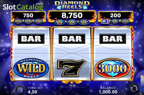Скрин2. Diamond Reels (AGS) слот