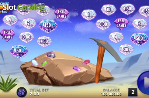 Скрин2. Diamond Rush UltraTap слот