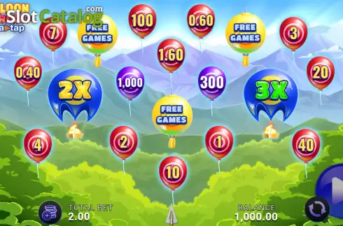 Скрин2. Balloon Strike UltraTap слот