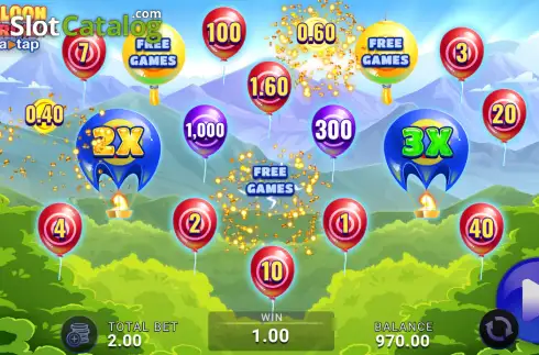 Скрин3. Balloon Strike UltraTap слот