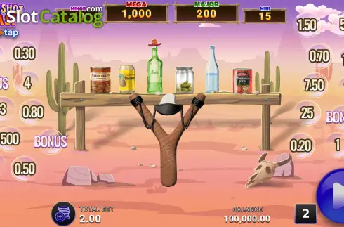 Скрин2. Slingshot Blast UltraTap слот