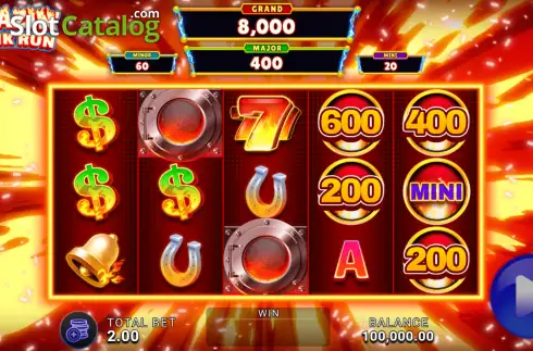 Скрин2. Blazin Bank Run слот