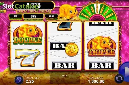 Скрин2. Rakin' Bacon Jackpots Bonus Wheel слот