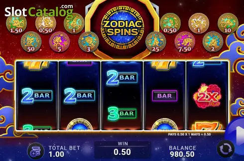 Скрин3. Zodiac Spins слот